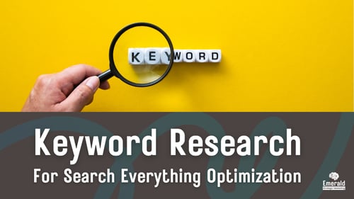Keyword Research for Search Everything Optimization
