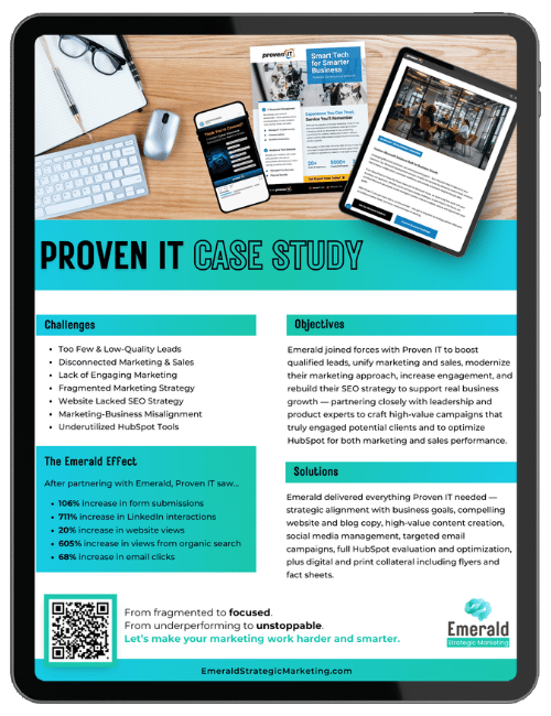 The Proven IT Case Study Preview by Emerald Strategic Marketing