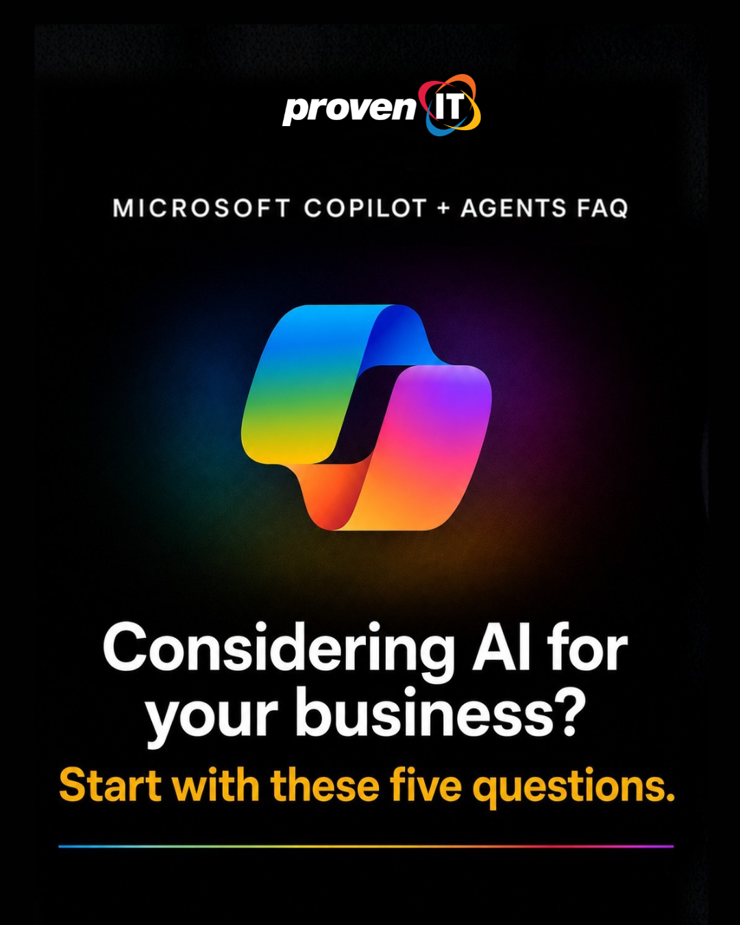 A Microsoft Copilot Agent social media post, slide 1