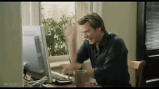 A person typing on a keyboard very quickly.
