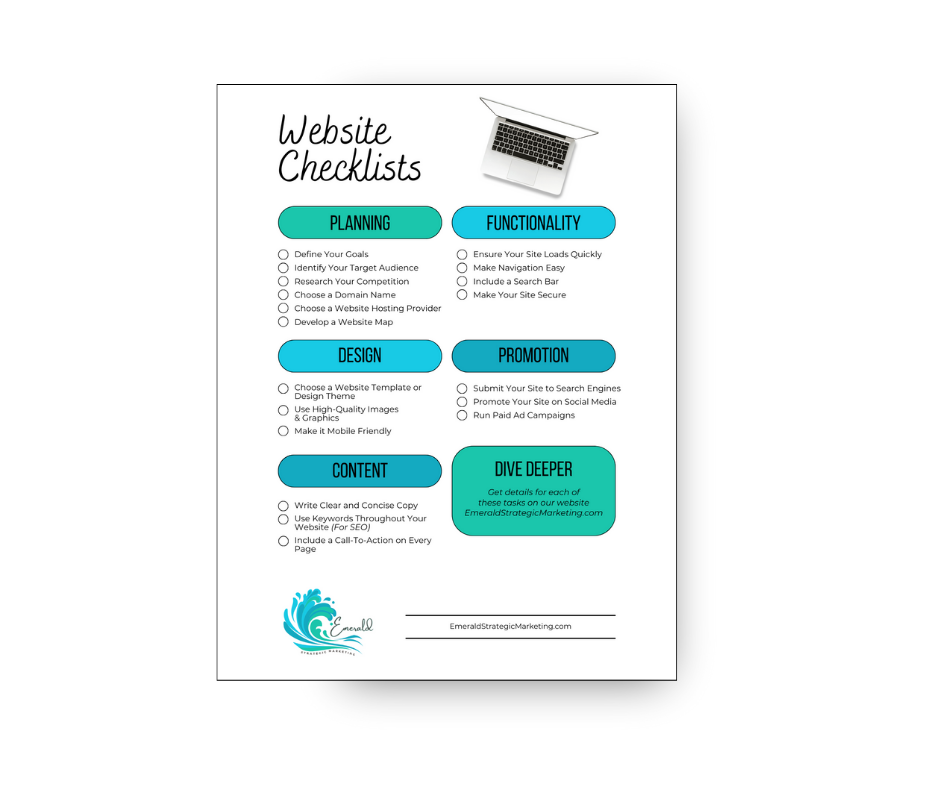 A preview of our website checklists.