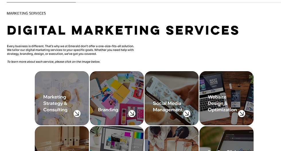 A screenshot of the unique selling proposition section of a landing page.