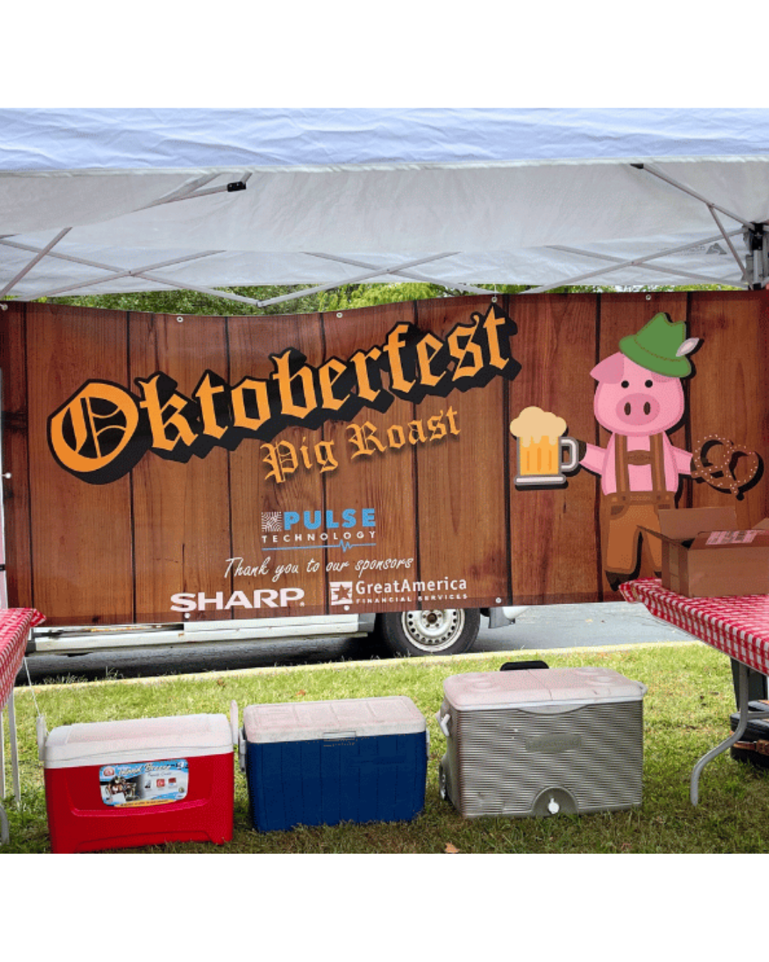 A banner for a company event held by Pulse Technology